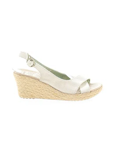 Pre-owned Crocs Wedges In Ivory