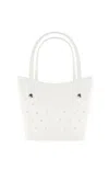 Crocs White Medium Classic Tote Bag In White