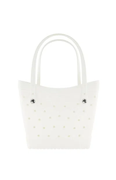 Crocs White Medium Classic Tote Bag