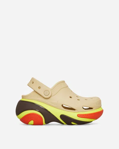 Crocs Wmns Bubble Crush Clogs Sesame In Beige