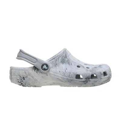Pre-owned Crocs Wmns Classic Clog 'marbled Grey Swirl' | Women's Size 9 In Gray