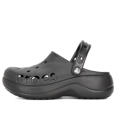 CROCS (WMNS) CROCS BAYA PLATFORM CLOGS 'BLACK'