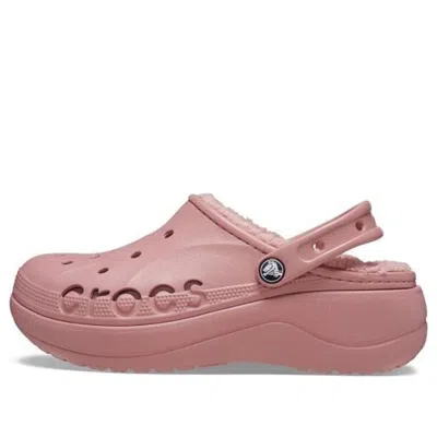 Crocs Baya Platform Lined Clogs Women Blossom 5 In Pink