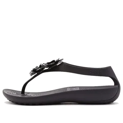 Crocs (wmns)  Breathable Cozy Lightweight Black Sandals