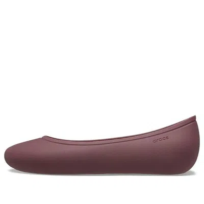 Crocs (wmns)  Brooklyn Flats 'dark Cherry' In Purple