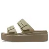 Crocs (wmns)  Brooklyn Low Wedge Sandal 'beige'