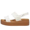 Crocs (wmns)  Brooklyn Woven Wedge Sandals 'white Brown'