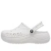 Crocs Baya Platform Clogs Women White 8