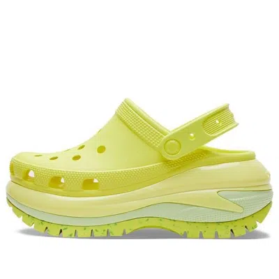CROCS (WMNS) CROCS CLASSIC CRUSH CLOGS 'FLUORESCENT GREEN'