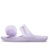 Crocs Classic  Fur Sure Sandal In Purple