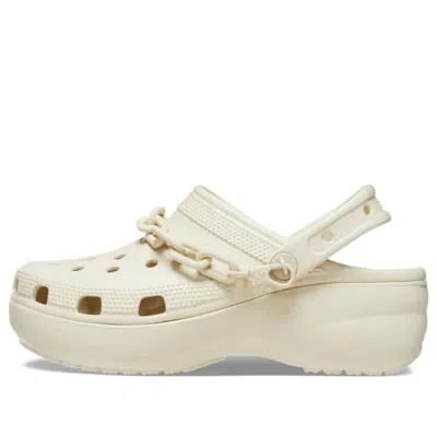 Crocs Classic Platform Chain Clog In Bone