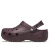 Crocs Classic Platform Clogs Women Dark Cherry 7 In Purple