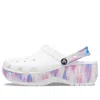 Crocs Classic Platform Dream Clogs Women White / Multi 8