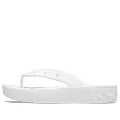 Crocs (wmns)  Classic Platform Flip Flop 'white'