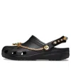 Crocs Classic Tiara Clog; Black, W7/m5
