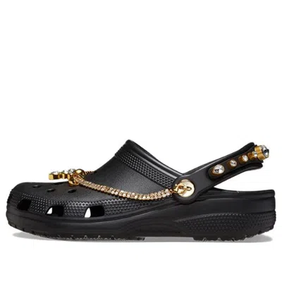 Crocs (wmns)  Classic Tiara Clogs 'black Gold' In Multi