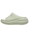 Crocs Crush High Shine Slides Unisex Plaster 41 In Green