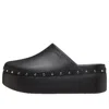 Crocs Dylan Platform Studded Clog In Black