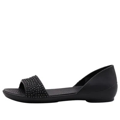 Crocs (wmns)  Lina Embellished D'orsay Flat 'black'