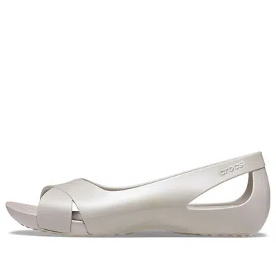 Crocs (wmns)  Minimalistic Casual Flat White Sandals