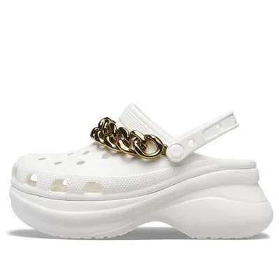 Crocs (wmns)  Retro Chain White Gold Sandals 'white Gold' In Multi