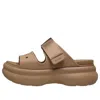 Crocs Soho Two Platform Touch-strap Sandals In Brown