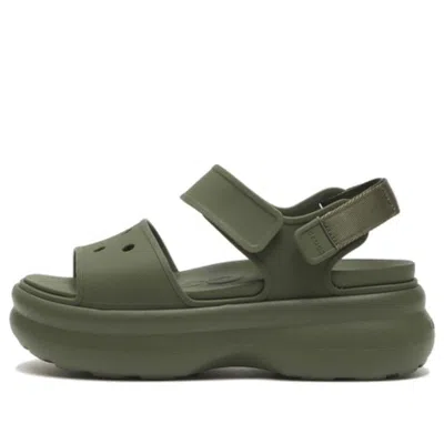 CROCS (WMNS) Crocs Soho Y-Strap Sandal 'Army Green'