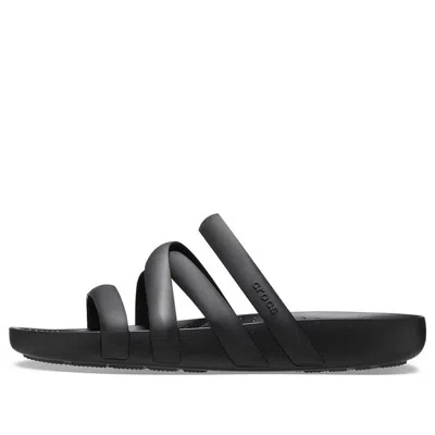 Crocs Splash Strappy Sandal In Black