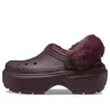 Crocs (wmns)  Stomp Lined Clogs 'dark Cherry'