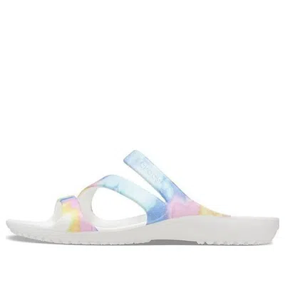 Crocs Women's Kadee Ii Graphic Sandal In Multi/white
