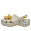 Crocs Peanuts Classic Platform Clog In Multi