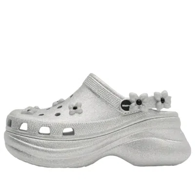 Crocs (wmns)  X Smfk Bae Clog 'silver Glitter' In Multi