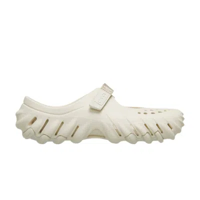 Pre-owned Crocs Wmns Echo Mary Jane Clog 'summit White' | Women's Size 6