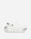 Crocs Mega Crush Metallic Clog In White