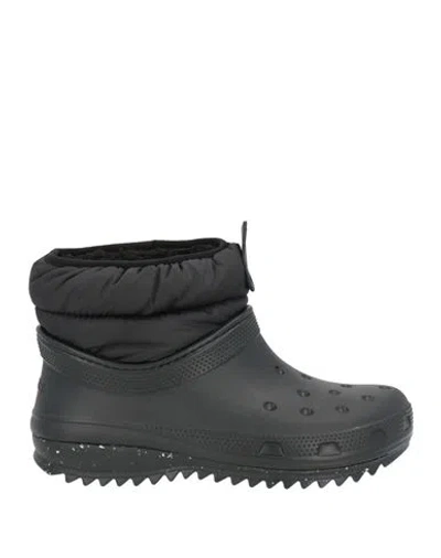 Crocs Woman Ankle Boots Black Size 5 Eva (ethylene - Vinyl - Acetate)