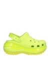 Crocs Woman Mules & Clogs Lime Green Size 8 Eva (ethylene - Vinyl - Acetate)