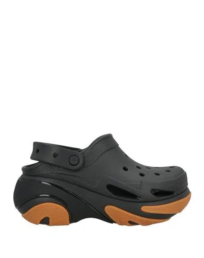 Crocs Woman Mules & Clogs Black Size 7 Rubber
