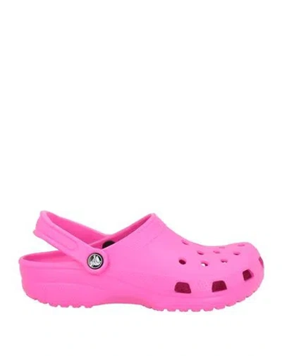 Crocs Woman Mules & Clogs Fuchsia Size 5 Eva (ethylene - Vinyl - Acetate) In Pink