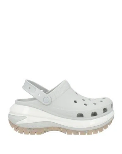 Crocs Woman Mules & Clogs Light Grey Size 8 Eva (ethylene - Vinyl - Acetate) In Blue