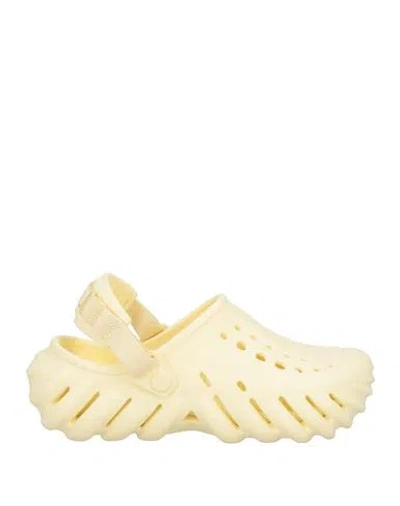 Crocs Woman Mules & Clogs Pastel Yellow Size 8 Eva (ethylene - Vinyl - Acetate)