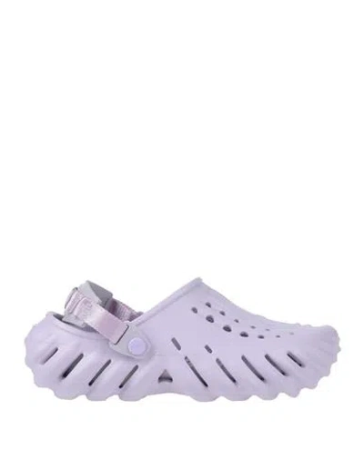 Crocs Woman Mules & Clogs Lilac Size 7 Eva (ethylene - Vinyl - Acetate) In Blue