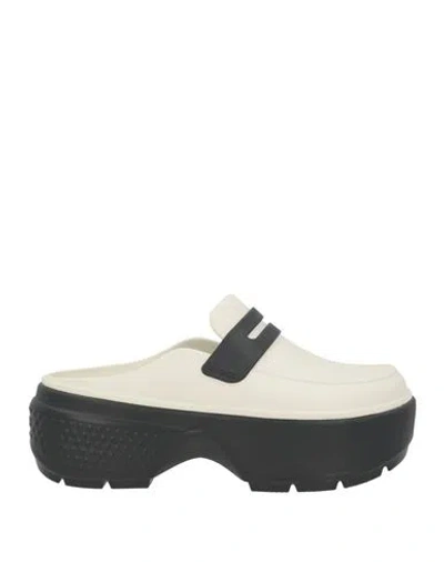 Crocs Woman Mules & Clogs Off White Size 6 Synthetic Material
