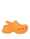 Crocs Platform Sandals In Orange