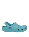 Crocs Woman Mules & Clogs Turquoise Size 8 Rubber In Blue