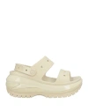 Crocs Woman Sandals Beige Size 8 Eva (ethylene - Vinyl - Acetate)