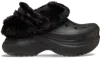 Crocs Bae Fur Lined Clogs In Black