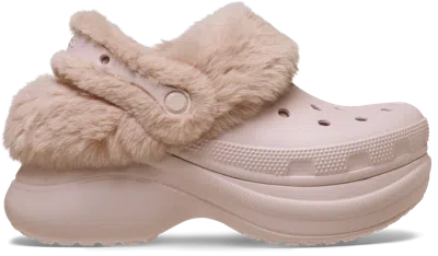 Crocs | Women | Bae Lined | Clogs | Quartz | 7 In Gray