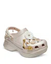 Crocs Women's Bae Platform Clogs In Gray