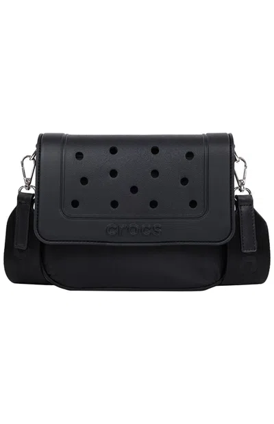 Crocs Women's Black Classic Molded Crossbody Bag