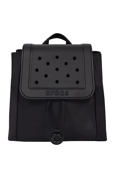 Crocs Women's Black Mini Fashion Eva Flap Backpack